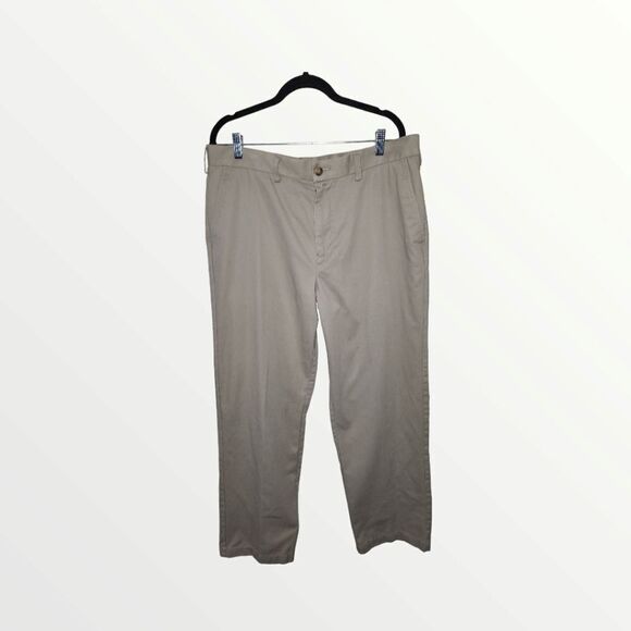 Croft & Barrow Classic Fit beige flat pants 36x32 - Picture 5 of 10